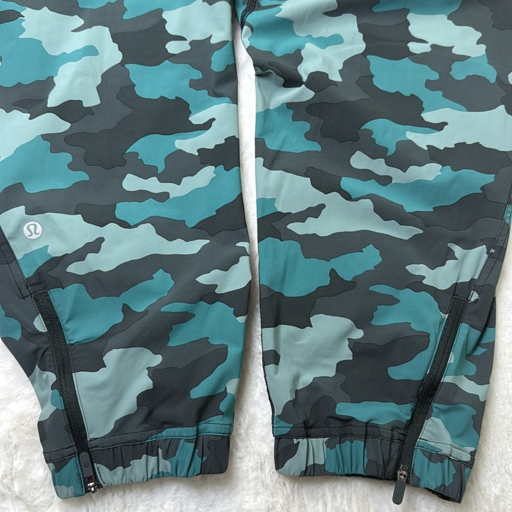 LULULEMON Adapted State High Rise Jogger Women Sz 10 Heritage 365 Tidewater Teal - Picture 16 of 17
